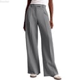 thumbnail image 1 of DuoJiaJ High Waisted Work Pants for Women Business Casual Outfits 2026 Office Dress Pants Trousers with Pockets Gray M, 1 of 3