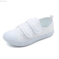 thumbnail image 1 of DuoJiaJ Kids' Canvas Sneakers,Hook Loop Lightweight for School,1.5, 1 of 3