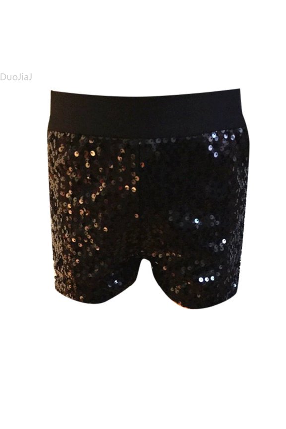 Kids' Hip Hop Show Sequined Shorts Hot Pants Girls Cargo Shorts Size 2-6 years