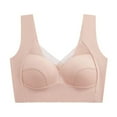thumbnail image 1 of DuoJiaJ Lace V Bras Push Up Seamless Bra Everyday Bras for Women Beige, 1 of 4