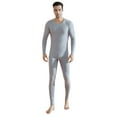 thumbnail image 1 of DuoJiaJ Long Thermal Underwear for Men Fleece Lined Base Layer Set for Cold Weather Gray XL, 1 of 5
