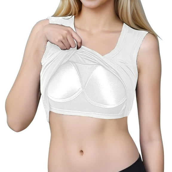 DuoJiaJ New Spring/summer Camisole Women's Undershirt With A Pair Of And A Wide Shoulder Undershirt With A Chest Pad And A Cup Integrated Vest. Womenâs Athletic Tank Tops