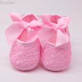 thumbnail image 1 of DuoJiaJ Baby Girl Soft Shoes Soft Soled Non- Bowknot Footwear Crib Shoe Toddler Sneakers Size 12,Pink, 1 of 4