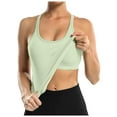 thumbnail image 1 of DuoJiaJ Ribbed Workout Tank Tops For Women With Built In Bra Tight Racerback Scoop Neck Athletic Top Loose Fit Tank Tops Women, 1 of 4