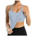 thumbnail image 1 of DuoJiaJ Ribbed Workout Tank Tops For Women With Built In Bra Tight Racerback Scoop Neck Athletic Top Loose Fit Tank Tops Women, 1 of 5