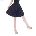 thumbnail image 1 of DuoJiaJ Solid Color High Waist Skirt With Ruffle Hem And Layered Flounce For Carnival Party Dance Performance Ballet Tutu Skirts For Women Black One Size, 1 of 3