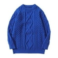thumbnail image 1 of DuoJiaJ Sweaters For Women Oversized Crewneck Long Sleeve Casual Loose Knit Pullover Tops 2025 Fall Vintage Clothes Trendy Fall Fashion Women Blue L, 1 of 2