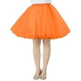 thumbnail image 1 of DuoJiaJ Tutu Skirts for Women Layered Casual Party Skirt Adult Ballet Dancing Skirts,Orange M, 1 of 5