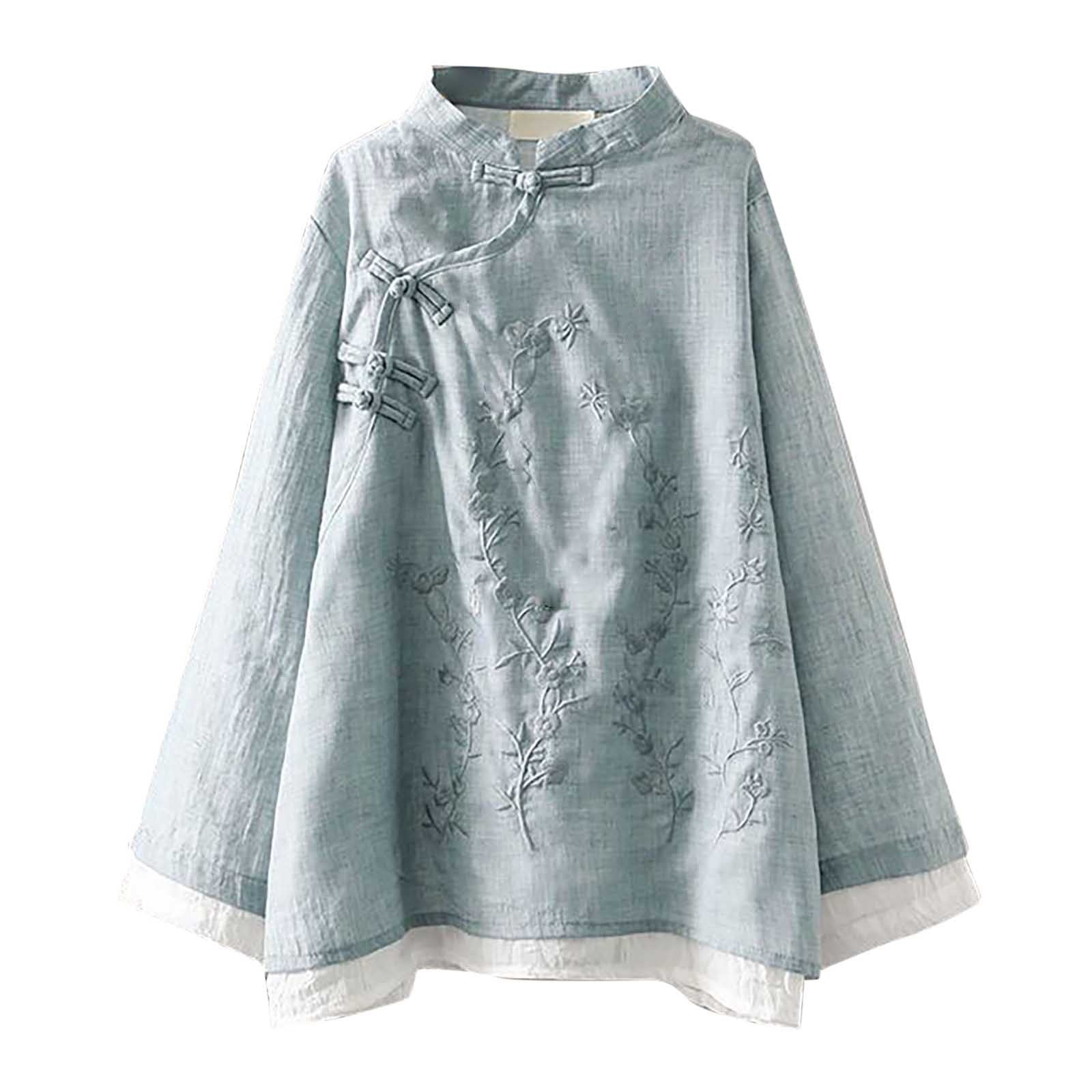 トップス Teloplan Thorfinn China Blouse Teloplan Thorfinn China Blouse / White