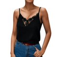thumbnail image 1 of DuoJiaJ Women Solid Color Lace Sleeveless Casual Vest Top Seamless Workout Tank Tops for Women, 1 of 5