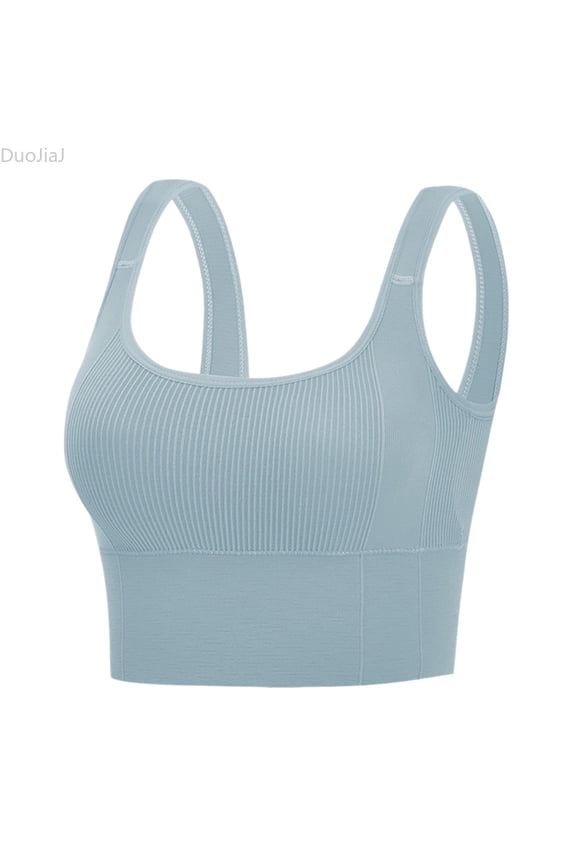 Women Sports Bra Tops For Top Fitness Yoga Female Pad Sportswear Vest Tank Tops Sport Push Up Bralette Top Ladies Tank Tops Blue One Size
