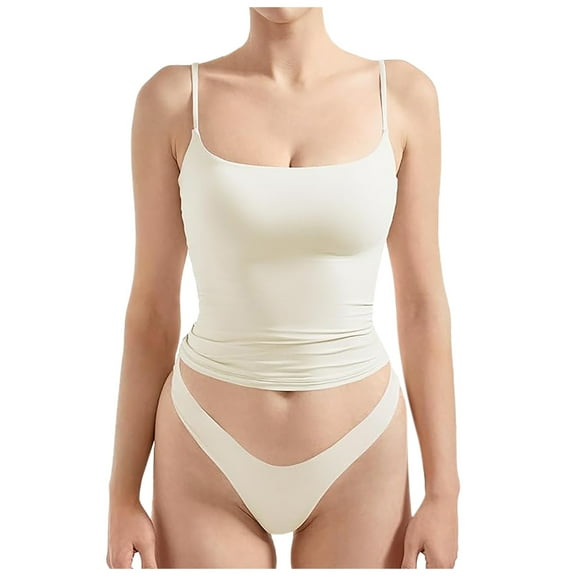 DuoJiaJ Women Square Neck Tank Top Summer Going Out Basic Shirt Padded Sports Tank Tops Women