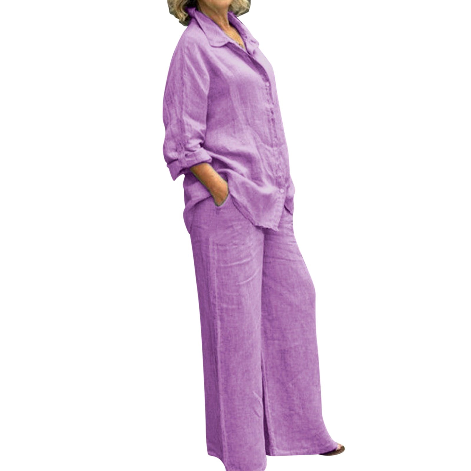 Basic Long Sleeve Top / Wide Pants YLS0924
