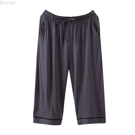 DuoJiaJ Women's Capri Sleep Pants,Lightweight Soft Fabric for Loungewear,XXL