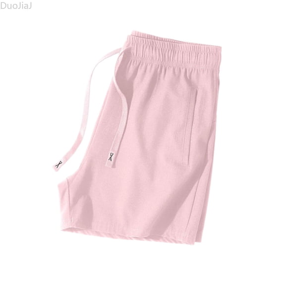 DuoJiaJ Women's Casual Pants High Waisted Straight Leg Trousers For Running Sports Comfortable Breathable Summer Fall Workout Women's Wide Leg Pants Pink L