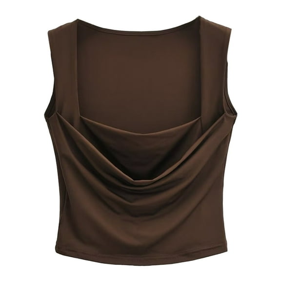 DuoJiaJ Women's Casual U Neck Butterfly Graphic Vest Rib Knit Tank Crop Top Women’s Lace Trim Tank Tops