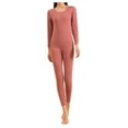 thumbnail image 1 of DuoJiaJ Women's Clothes Silk Thermal Underwear Men's Velvet Autumn Pants Set 2 Piece Set Women's Thermal Underwear Set Fleece-Lined Red XXXL, 1 of 5