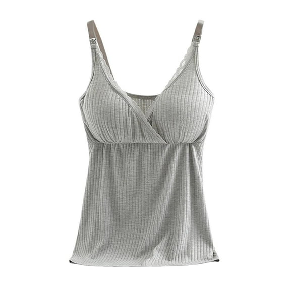 DuoJiaJ Women's Comfortable And Transparent Shoulder Strap Cordless Backless Spongeless With Convertible Shoulder Straps Sports Bras for Women Gray