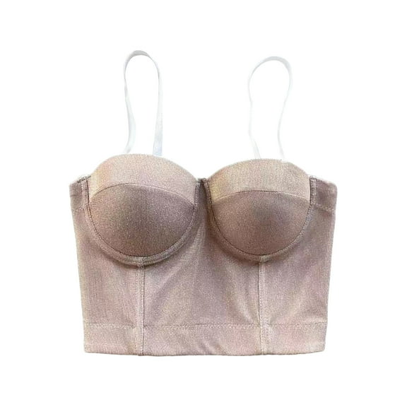 DuoJiaJ Women's Fashion Design Sense Small Vest Outer Corset Workout Tank Tops Women