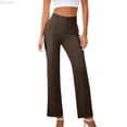 thumbnail image 1 of DuoJiaJ Women's High Waist Straight Pants,Loose Fit Casual,M, 1 of 3