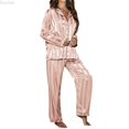thumbnail image 1 of DuoJiaJ Women’s Printed Long Sleeve Pajama Set Button Down Soft Sleepwear,XL, 1 of 1
