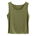 thumbnail image 1 of DuoJiaJ Women's Scoop Neck Sleeveless Knit Ribbed Fitted Casual Crop Tank Top Women’s Athletic Tank Tops, 1 of 4