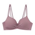 thumbnail image 1 of DuoJiaJ Women's Seamless Unpadded Backless Strap Push Up See Through Bra Bras for Women Pink, 1 of 2