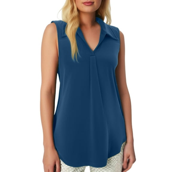 DuoJiaJ Women's Solid Color Casual Sleeveless Pleated T Shirt With Chest Button Detail For Comfortable Everyday Wear Padded Sports Tank Tops Women