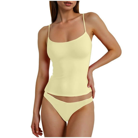 DuoJiaJ Women's Solid Color Yoga Tight Sports Tank Top Strap Padded Sports Tank Tops Women