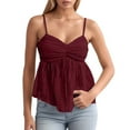 thumbnail image 1 of DuoJiaJ Women's Summer Fashion Casual Chiffon Lace Trim Camisole Top Women’s Cami Tanks, 1 of 4