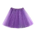 thumbnail image 1 of DuoJiaJ Women's Tutu Skirts Mini Layered Adults Dancing Skirt Vintage Princess Puffy Skirt,Purple One Size, 1 of 2