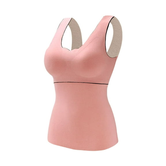 DuoJiaJ Women's Underwire One Smooth U Light T Shirt Convertible Bra Loose Fit Tank Tops Women