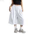 thumbnail image 1 of DuoJiaJ Womens Capri Pants, Drawstring Loose Cropped Sweatpants Casual Gray S, 1 of 7