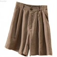thumbnail image 1 of DuoJiaJ Womens Shorts, Lightweight Breathable Five Pocket Casual Bottoms Brown L, 1 of 4