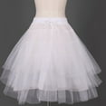 thumbnail image 1 of DuoJiaJ Womens Tutu Skirts High Waist Pleated Short Skirt Adult Tutu Dancing Skirt,White One size, 1 of 5