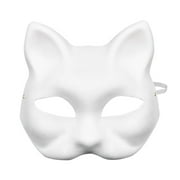 Duobla Cat Halloween For Kids Adults White Cat Animal Hand Painted Face Animal Party Cosplay Costume