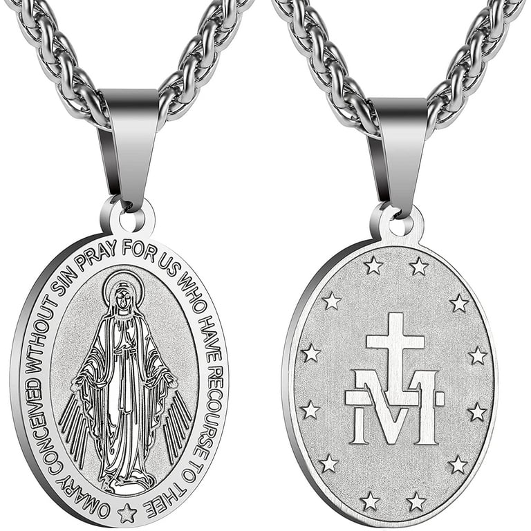 Miraculous Medal Necklace, Miraculous Medal Jewelry