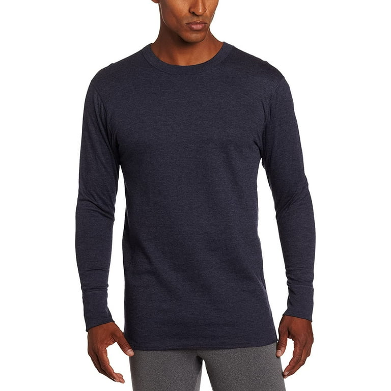 Duofold Men s Mid Weight Wicking Shirt Navy Medium