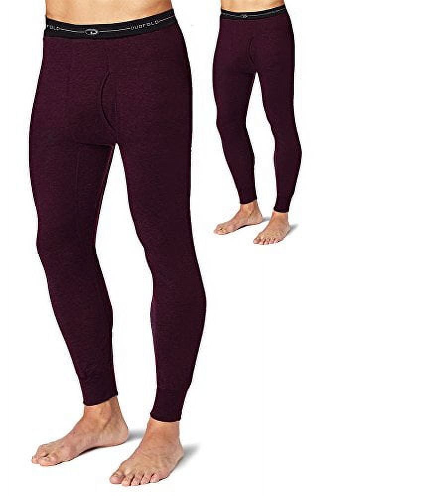 Duofold Men`s Thermals Mid-Weight Base-Layer Underwear,KMW2,XL,Bordeaux ...