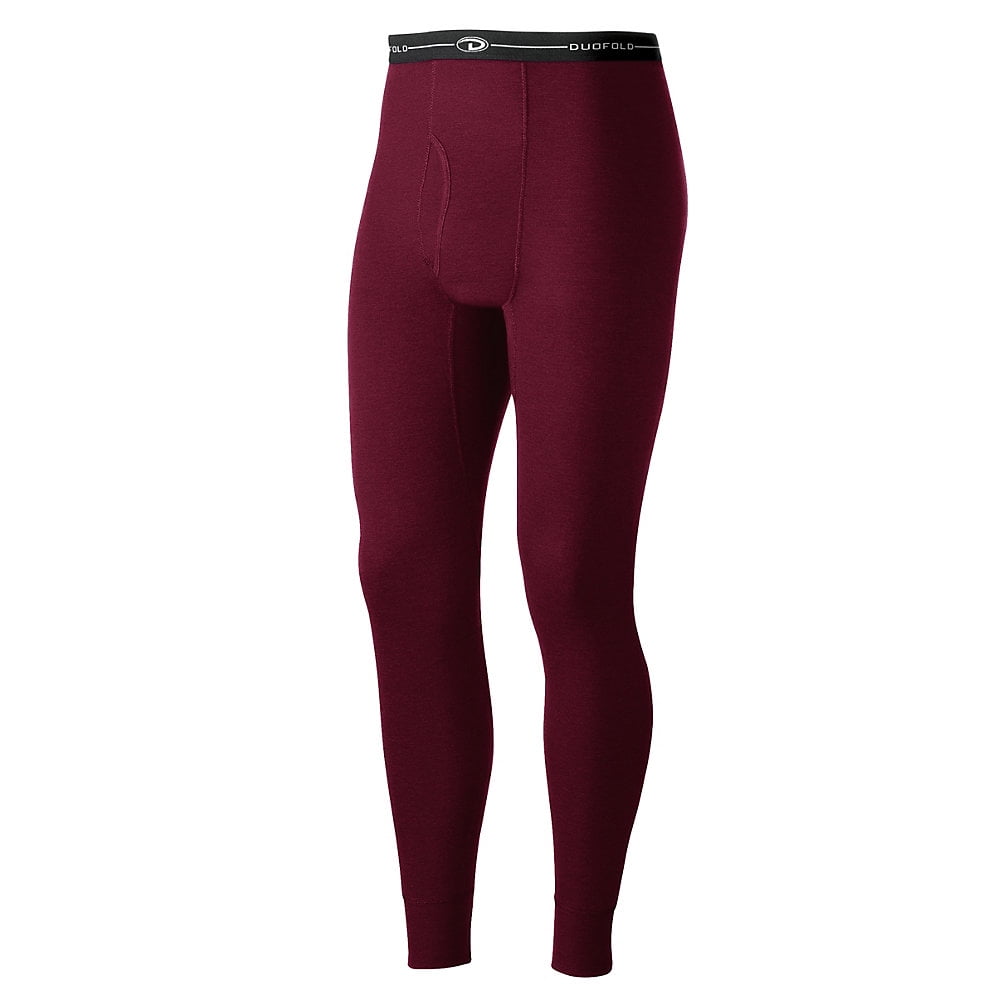 Duofold by Champion Mens Thermals Base-Layer Underwear, M, Bordeaux Red 