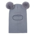 thumbnail image 1 of Duoif Baby Hats Baby Winter Hat Scarf Set Toddler Beanie Hats Girl Boy with Neck Warmer Beanie for Kids Knit Warm for Cold Weather Gorros De Frio Para Niños Grey, 1 of 4