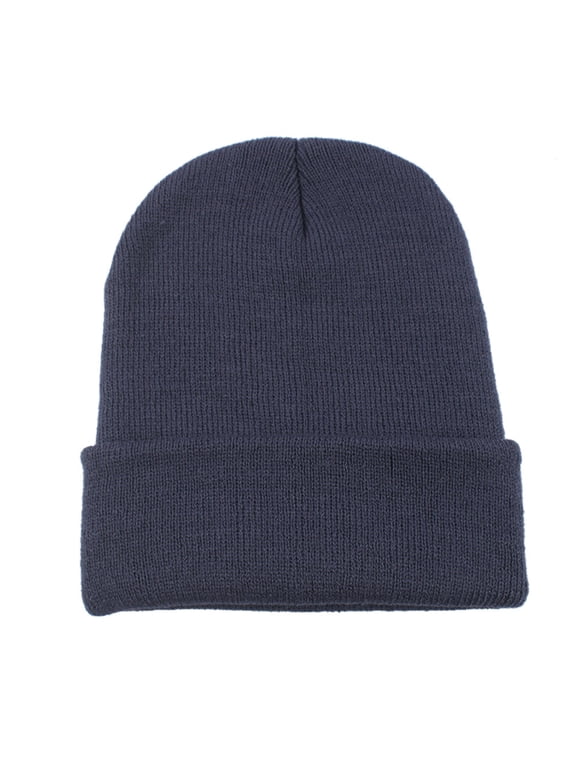Beanies Hats Men Unisex Knitting Hip Hop Cap Warm Winter Ski Hat Wool Beanie Winter Hats for Women Dark Grey