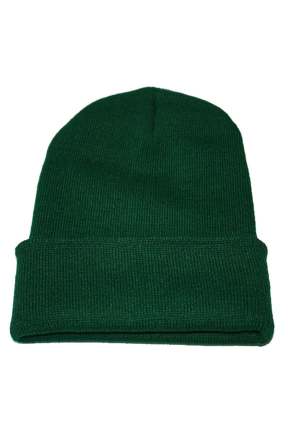 Beanies Hats Men Unisex Knitting Hip Hop Cap Warm Winter Ski Hat Wool Beanie Winter Hats for Women Green