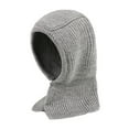 thumbnail image 1 of Duoif Beanies Hats Men Women Elastic Knitted Scarf Hat Beanie Fleece Hood Cycling Ski Covering Ear Winter Cap Wool Beanie Winter Hats for Women Grey, 1 of 4