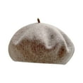 thumbnail image 1 of Duoif Beret Hats for Women Wool Beret Hat French Beret Cap Winter Artist Painter Hat Solid Color for Women Beret Hat French Artist Cap Solid Color Wool Casual Classic Boinas Para Mujer F M, 1 of 9