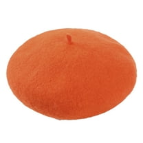 Duoif Beret Hats for Women, Women New Solid Color Adjustable Wool Beret Wool Warm Hat in Autumn and Winter Boinas Para Mujer A
