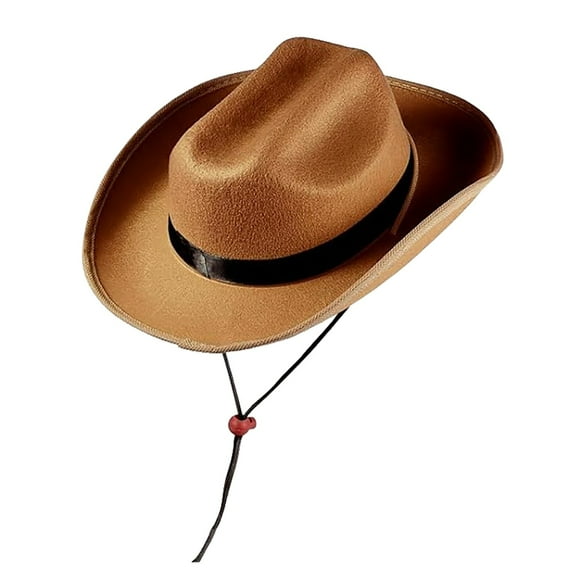 Duoif Cowboy Hats for Women Cowboy Hat Wide Brim Hats Hats for Fancy Dress Dress up Hats for Men Coffee