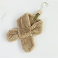 thumbnail image 1 of Duoif Faux Fur Wrap, Fleece Boys Girls Scarf Warm Winter Autumn Kids Collar Scarf Neck Warmer Children Scarf Fluffy Scarf for Women Fur Collar Khaki, 1 of 3