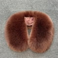 thumbnail image 1 of Duoif Faux Fur Wrap, Women's Imitation Collar Scarf Comfortable and Warm in Autumn and Winter Fluffy Scarf for Women Fur Collar Brown, 1 of 4