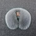 thumbnail image 1 of Duoif Faux Fur Wrap, Women's Imitation Collar Scarf Comfortable and Warm in Autumn and Winter Fluffy Scarf for Women Fur Collar Grey, 1 of 4